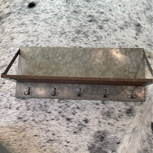 Galvanized Wooden Farmhouse Hobby Lobby Shelf